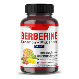 Berberina Premium Com Canela, Cardo Mariano *fabricado E Berberina Premium Com Canela, Cardo Mariano *fabricado E
