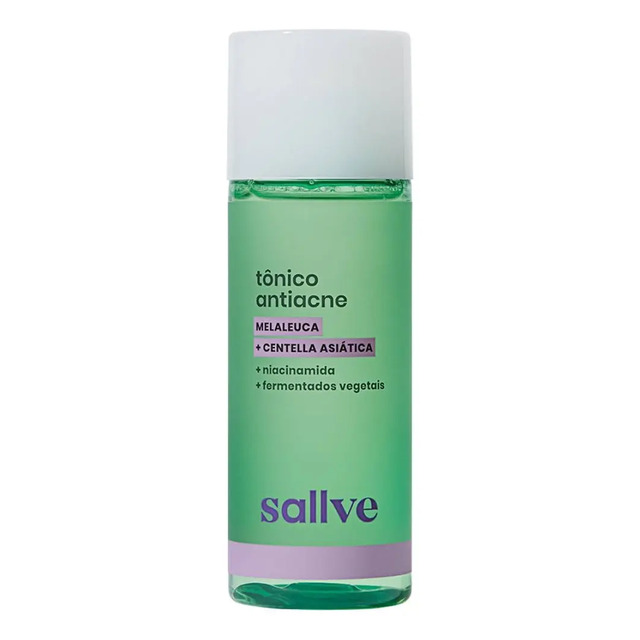 Tônico Sallve Antiacne 120ml Controle Oleosidade Combate Espinhas Pele Limpa Revitalizada ... Tônico Sallve Antiacne 120ml Controle Oleosidade Combate Espinhas Pele Limpa Revitalizada ...