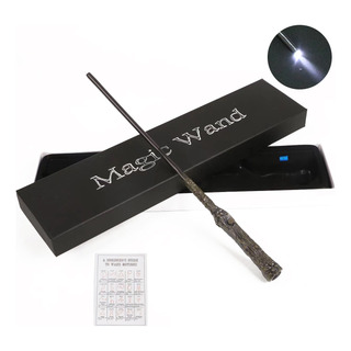 Varita Luminosa Harrypotter Con Caja Regalo Y Lista Hechizos Varita Luminosa Harrypotter Con Caja Regalo Y Lista Hechizos