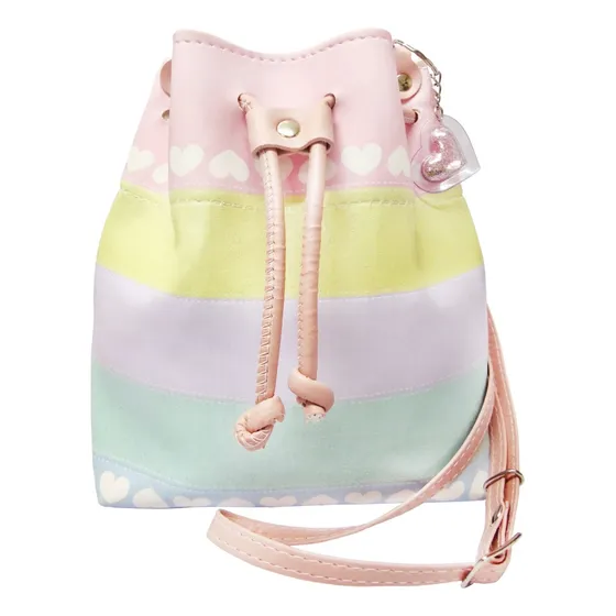 Bolsa Infantil Menina Colorida Corações Magicc Bolsas MI-085
