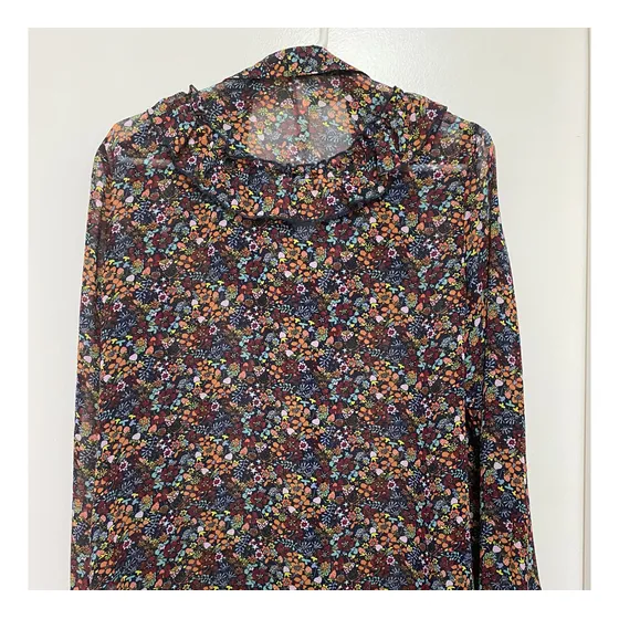 Sybilla Blusa Dama Talla L Con Volantes