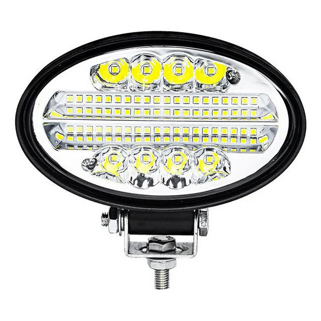 2 Faros 48 Led Ovalados 12 V 24 V Cosechadora Tractor Camión