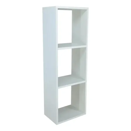 Nicho Triplo Organizador Mdf Ambientes Diversos Decorativo Branco