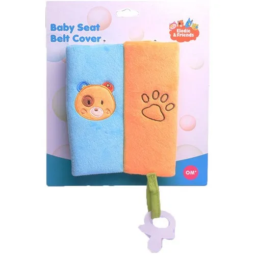 Covertor Para Huevito Cinturon Proteccion Con Oso Para Bebe Color Naranja