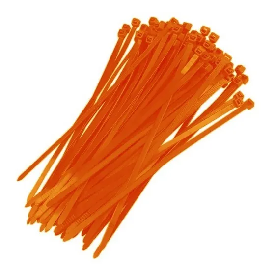 Abraçadeira De Nylon 28cm Diversas Cores Pacote C/ 200 Peças