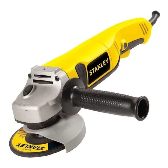 Amoladora Angular 115mm Stanley modelo STGS1011 1000W de Potencia Ideal para Trabajos en Carpintería 220V