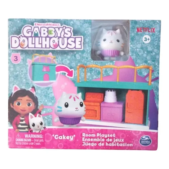 Juego De Habitacion Gabbys Dollhouse - Cakey