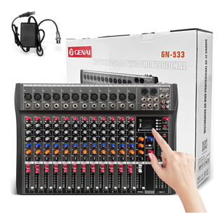 Console Mesa De Som 12 Canais Profissional Interface Mixer Console Mesa De Som 12 Canais Profissional Interface Mixer