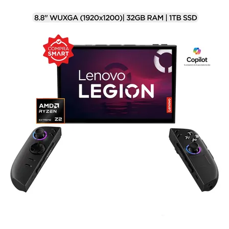 Consola Gamer Legion Go 8 Amd Ryzen Z2 32gb Ram 1tb Ssd Negro