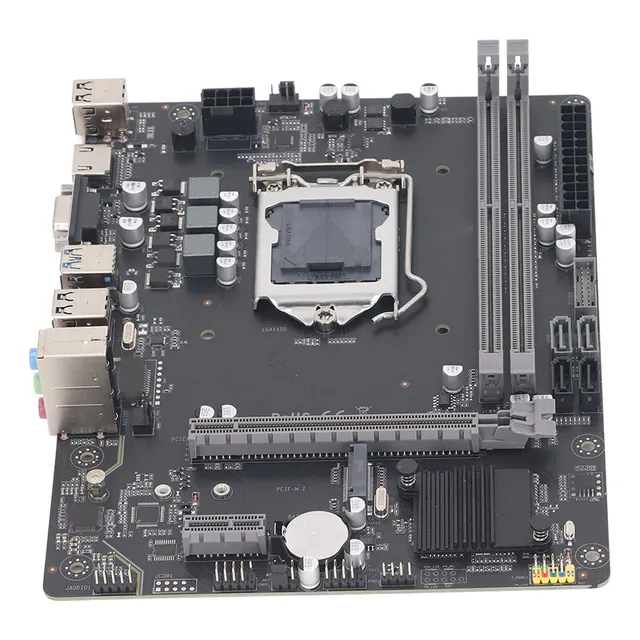 Placa Base De Computadora H81m Lga1150 Cpu Ddr3 De Doble Can