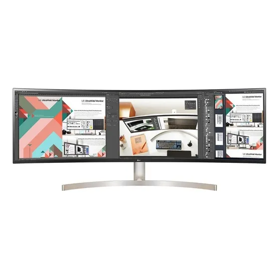 Monitor Gamer LG con pantalla de 49" 60Hz 220V y resolución Quad HD
