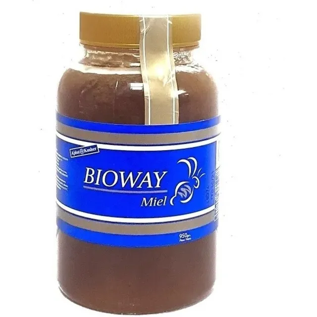 Miel De Abejas 100% Pura Bioway 950 Gr Kosher Liquida