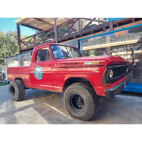 Ford F-100 V8.punta De Diamante 4x4 Caja De 4