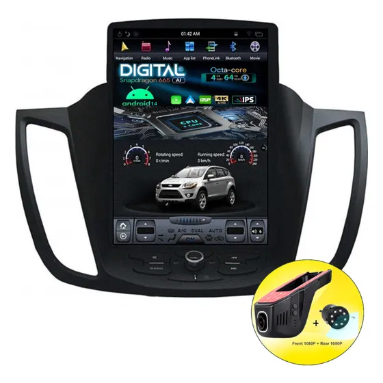 Radio Pantalla Android Tesla Ford Escape 2013/17