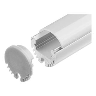 Kit Perfil Aluminio Para Tiras Led 2mt - Sobrepuesto O Suspendido C/ Accesorios Kit Perfil Aluminio Para Tiras Led 2mt - Sobrepuesto O Suspendido C/ Accesorios
