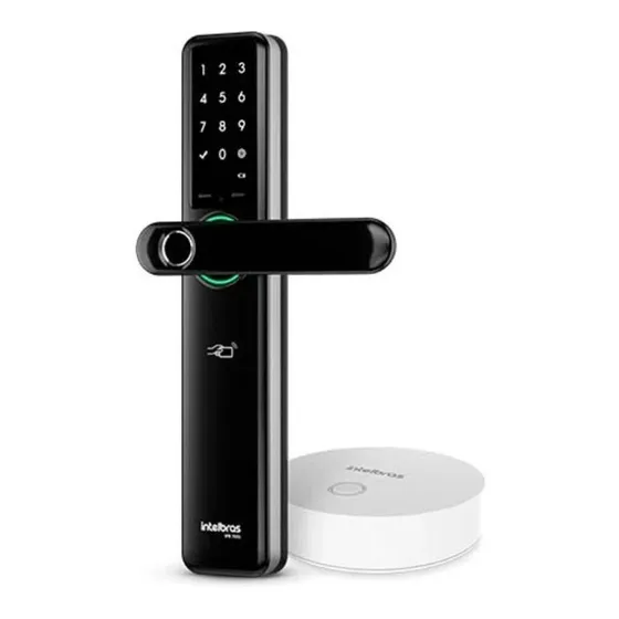 Fechadura Digital Intelbras Ifr 7000+ Tag Hub Biometria