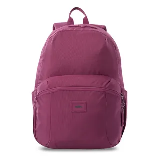 Totto Mochila Porta Laptop 14 Con Bolsillo Secreto | Escuela Morado Bugambilia Liso