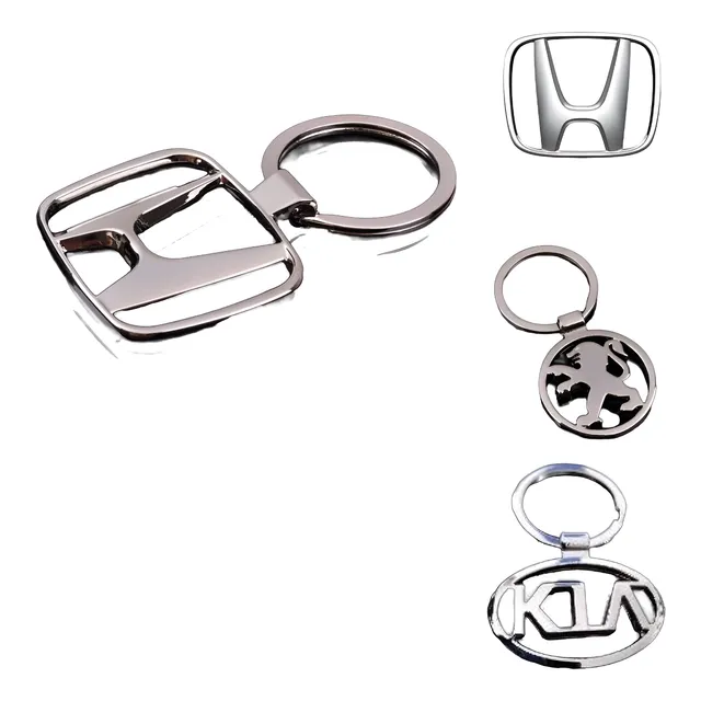 Lindos Y Elegantes Llaveros Metálicos Cromados Honda