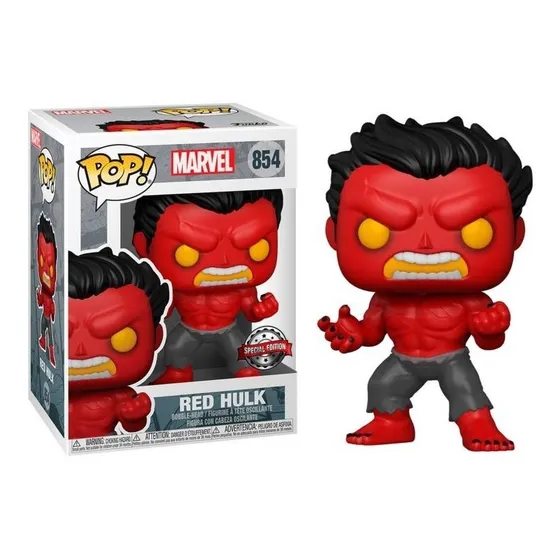 Funko Pop! - Marvel - Red Hulk 854 - Game Warrior