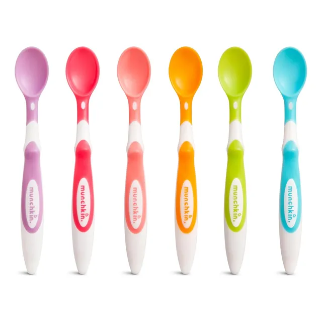Set 6 Cucharas Infantiles Encias Comida Bebe Munchkin®