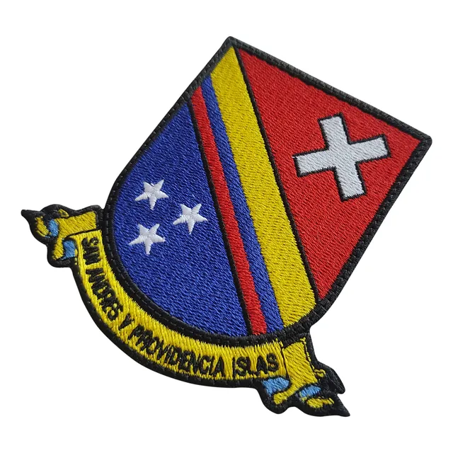 Parche Bordado Escudo  Islas San Andres Y Providencia Santa