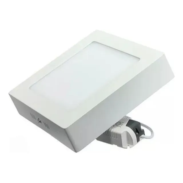 Panel Cuadrado Superficial Led 06w 6500k Marca Smartlight 