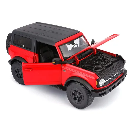 Ford Bronco Wildtrak Edicion Especial 1 18 Color Rojo Parte