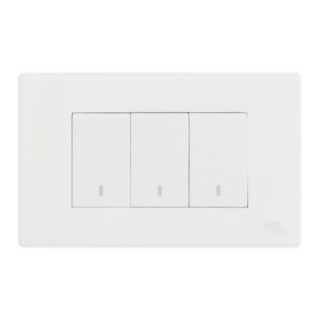 Interruptor Domiciliario Triple 9/32 A81 Blanco