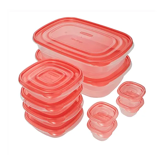 Envases 20 Piezas Takealongs Rubbermaid Varios Tamaños 