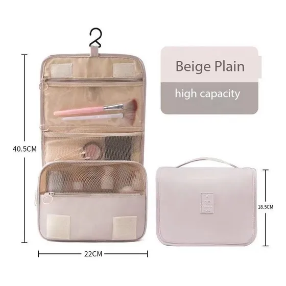 Bolso Viajero Porta Cosméticos Neceser Plegable Y Colgante