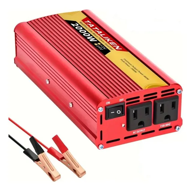 Inversor De Corriente 12v A 110v 800w Contínuo, 2000w Pico
