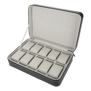 Estojo De Relógio, 10 Grades, Display, Armazenamento, Zíper, Estojo De Relógio, 10 Grades, Display, Armazenamento, Zíper,