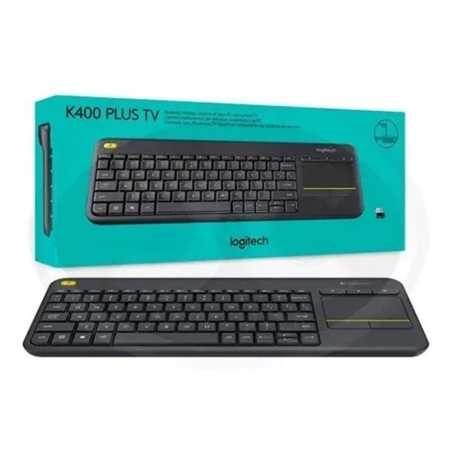 Teclado Y Mouse Inalambrico Logitech Para Tv Y Pc Touchpad