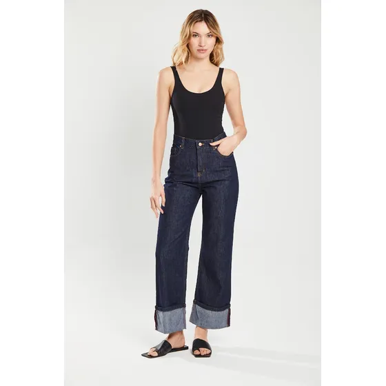 Body Básico Sm De Algodón Elastano Negro Koxis Mujer