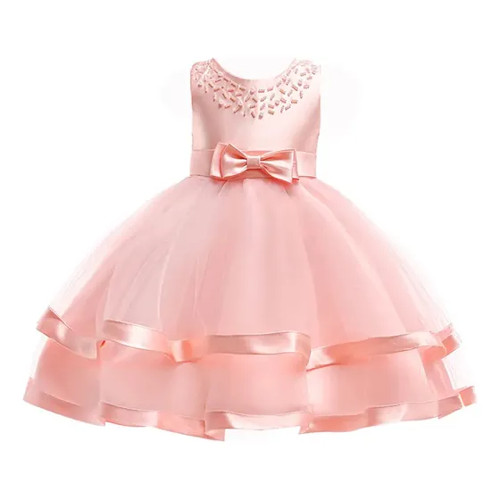 Vestido De Niña María Pía - Rosa