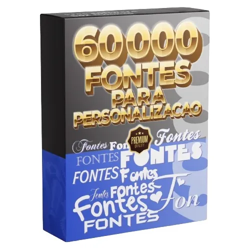 Pacote Completo: 60 Mil Fontes Para Design De Papelaria
