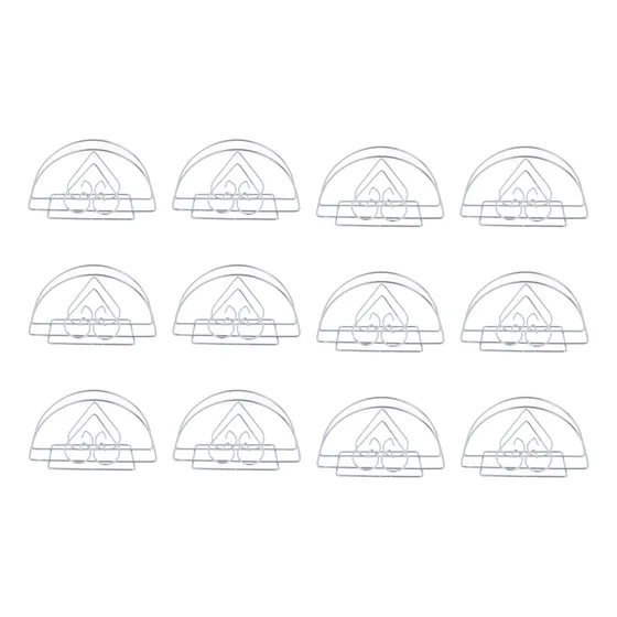 Pack 12 Servilletero Acero Inoxidable Utensilio Servilletas 