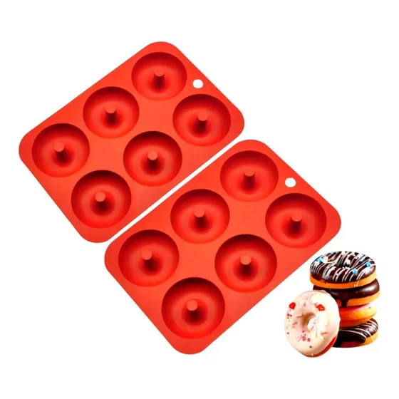2 Formas De Silicone Para Donuts E Rosquinhas