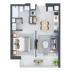 1 dormitorio  |  1 baño