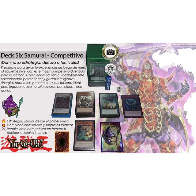 Mazo De Cartas Six Samurai - Konami - Yu-gi-oh
