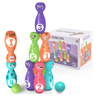 Juego De Bolos Para 10 Botellas Con 2 Bolas En Caja De Regal Juego De Bolos Para 10 Botellas Con 2 Bolas En Caja De Regal