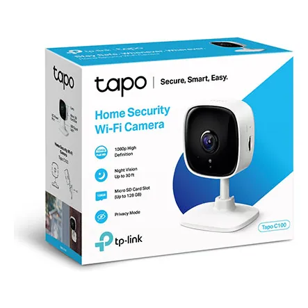 Cámara Wifi De Seguridad Tp-link Tapo C100 Para Casa 1080p