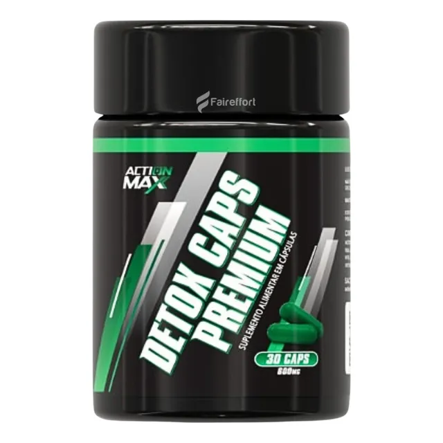 Detox Caps Premium - Actionmax- 30 Caps Original - Com Nota