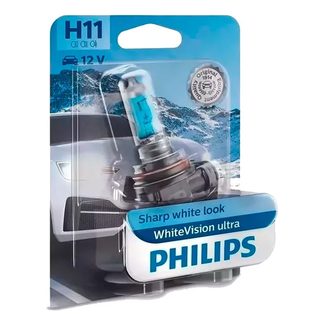 Lampara Philips H11 55w White Vision