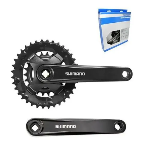 Volante Y Biela Shimano 2x9 Vel. 36-22 Tt Fc-mt101-2 Mtb 