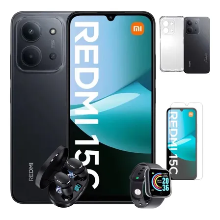 Xiaomi Redmi 15c 256gb 8gb Ram Dual Sim Fone+relogio Brinde