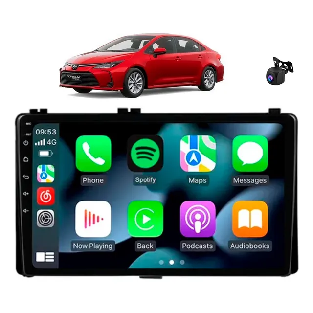Autoestereo Toyota Corolla 17-19 Carplay Android Auto 4+64