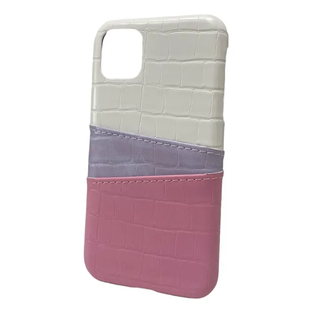 Case Tarjetera Cocodrilo Para iPhone 14 Pro