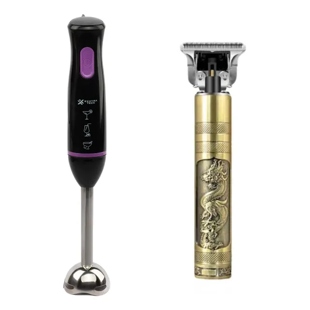 Mixer Minipimer Licuadora De Mano 800w + Barber Ultra Pro