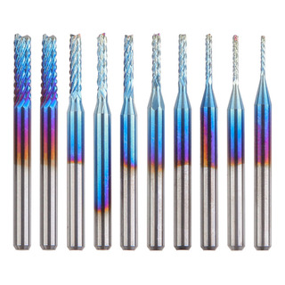 Kit De Brocas Molino Titanio Cnc Router 10pzs 0.83.175mm Kit De Brocas Molino Titanio Cnc Router 10pzs 0.83.175mm